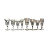 "Toi et moi" service in Baccarat crystal.