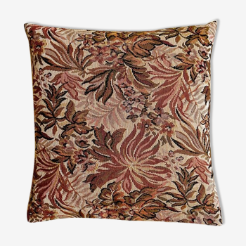 Flower jacquard cushion 40 cm