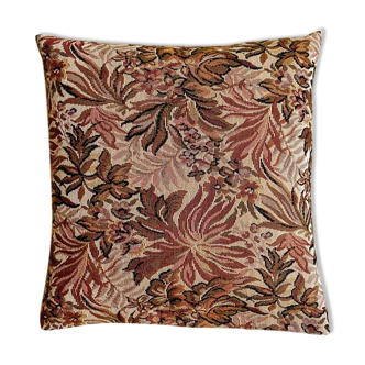 Coussin en jacquard à fleurs 40 cm