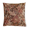 Coussin en jacquard à fleurs 40 cm