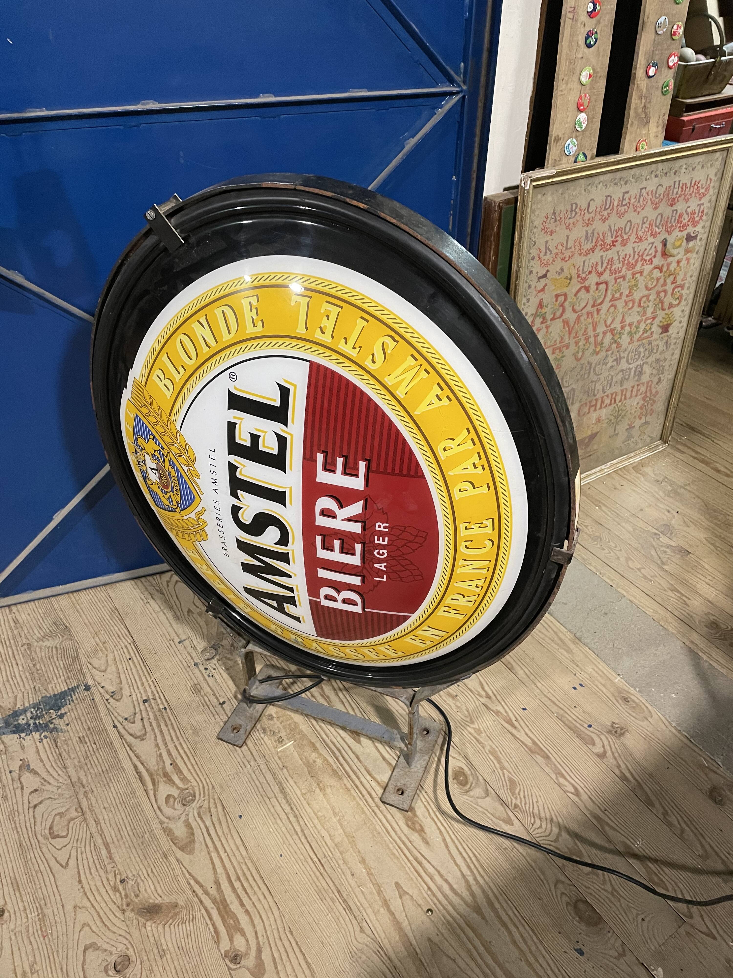 Old amstel light sign