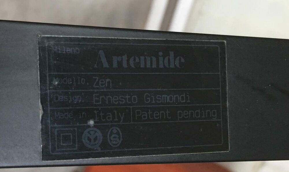 Italian Zen Terra floor lamp by Ernesto Gismondi for Artemide, 1980s.