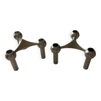 Pair of vintage Nagel candlesticks