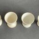 4 antique ceramic egg cups