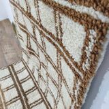 Handmade wool Berber rug 153x102cm