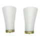 Pair of Doria Leuchten wall lamps, Hollywood Regency, Germany, 1970s.