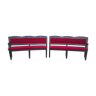 Pair of theatre benches