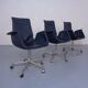 Model 6727 Bird Chairs by Preben Fabricius & Jørgen Kastholm for Kill International, 1960s, Set of 3