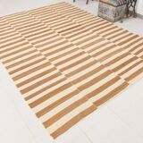 8x10 Beige & Bronze Contemporary Kilim Rug, 229x311Cm SK 35061