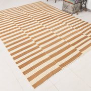 8x10 Beige & Bronze Contemporary Kilim Rug, 229x311Cm SK 35061