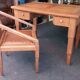 Art Deco desk and armchair