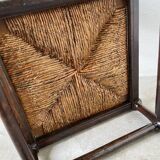 Straw chair by the fireside 1900