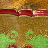 Grand plateau en bois florentin