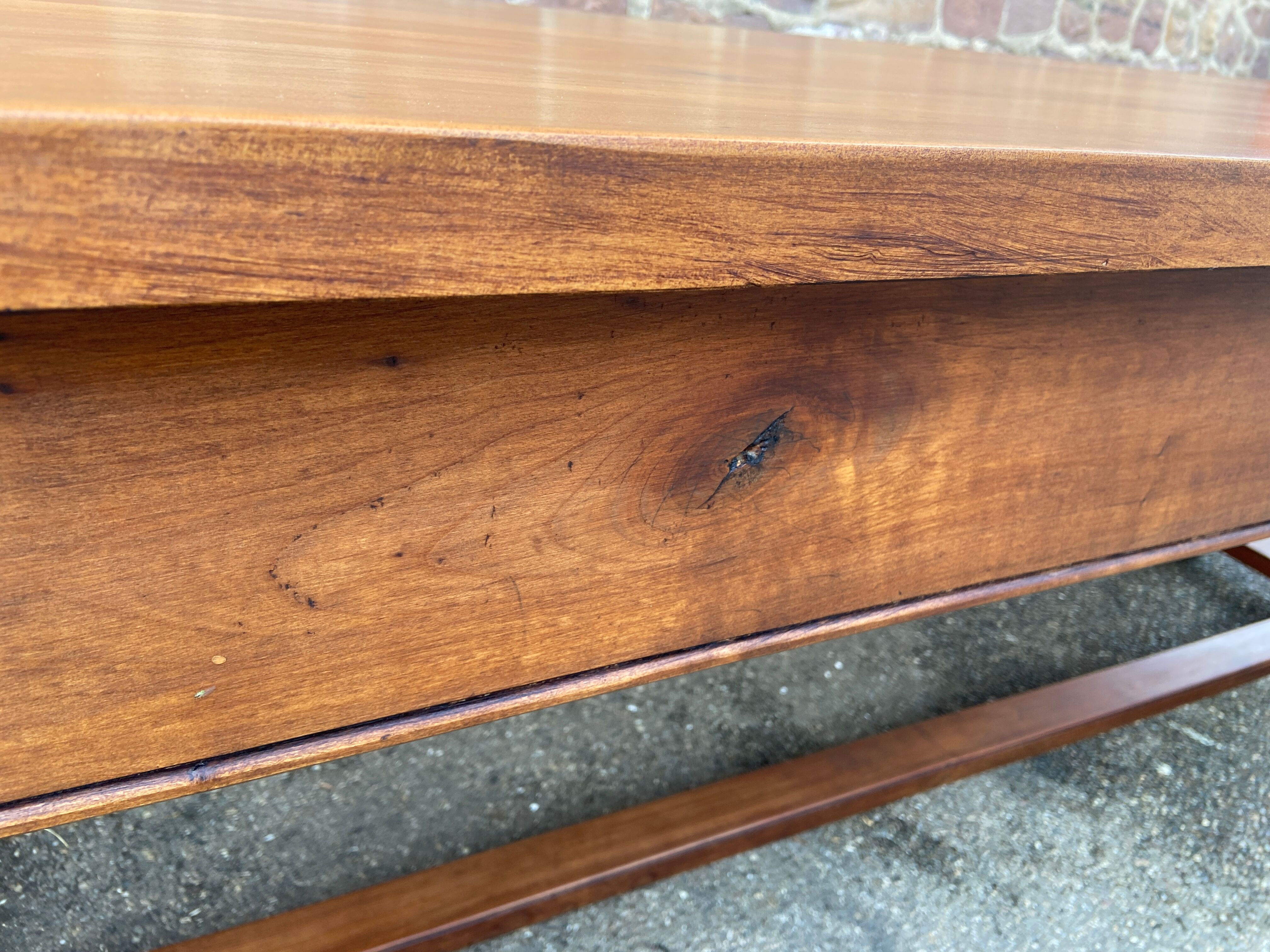 Cherry farmhouse table