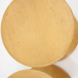 Pair of Nanna Ditzel Beech Stools by Kolds Savværk, Denmark 1960s
