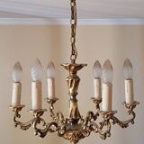 Bronze chandelier Louis XV style