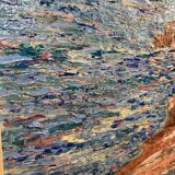 Tableau marine côte rocheuse Cowez