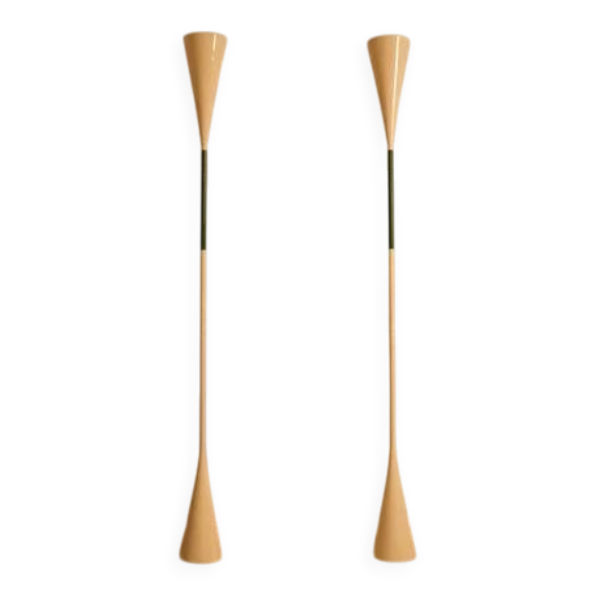 Diabolo floor lamp pair