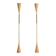 Diabolo floor lamp pair