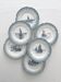6 antique dessert plates in "Marine" faience from Orchies