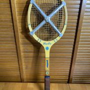 Vintage Tennis Racket GAUTHIER Miss Go Wood + Cover + Zephyr Vinta