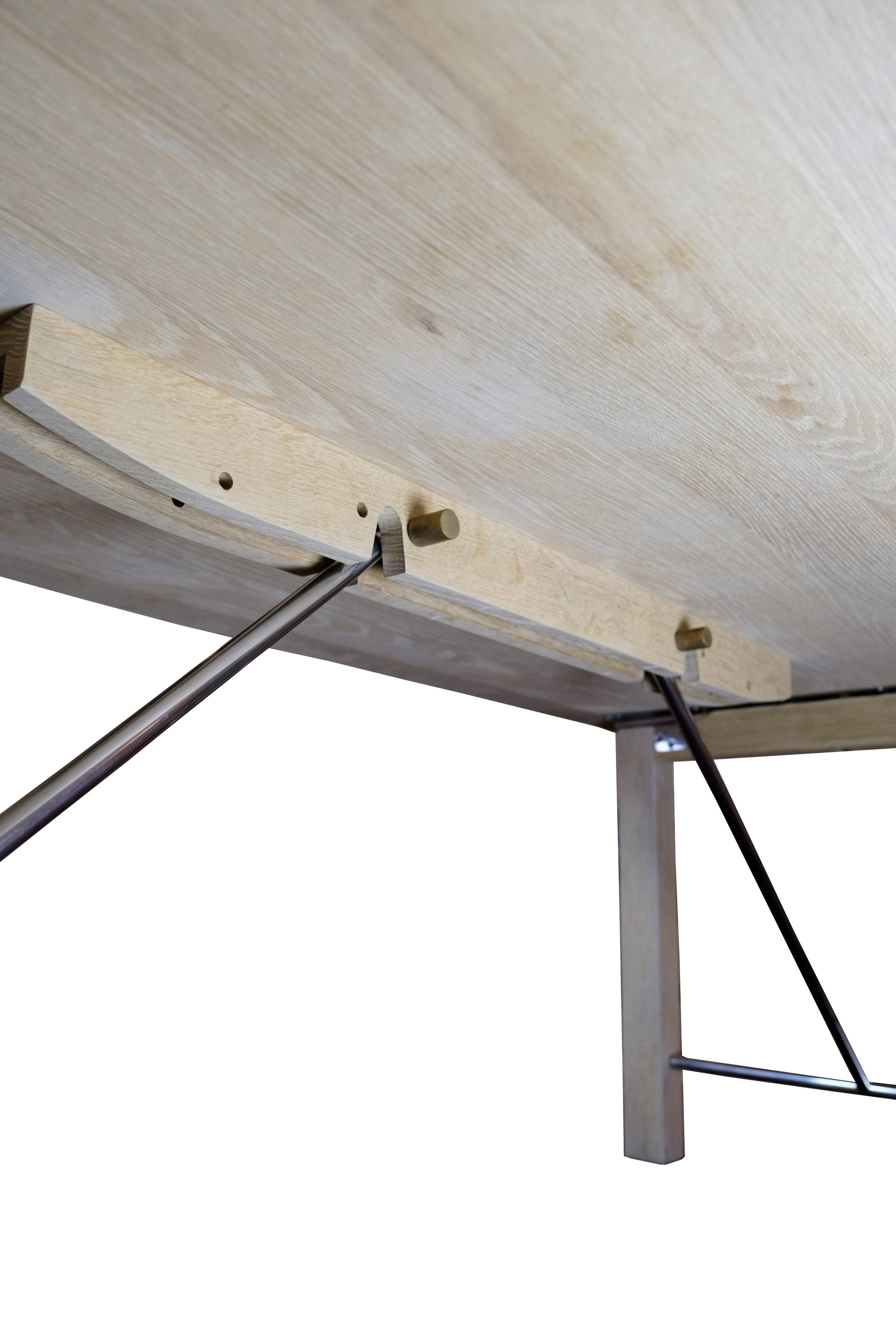 Dining Table Made In Solid Oak By Hans Thryge Raunkjær For Trip Trap