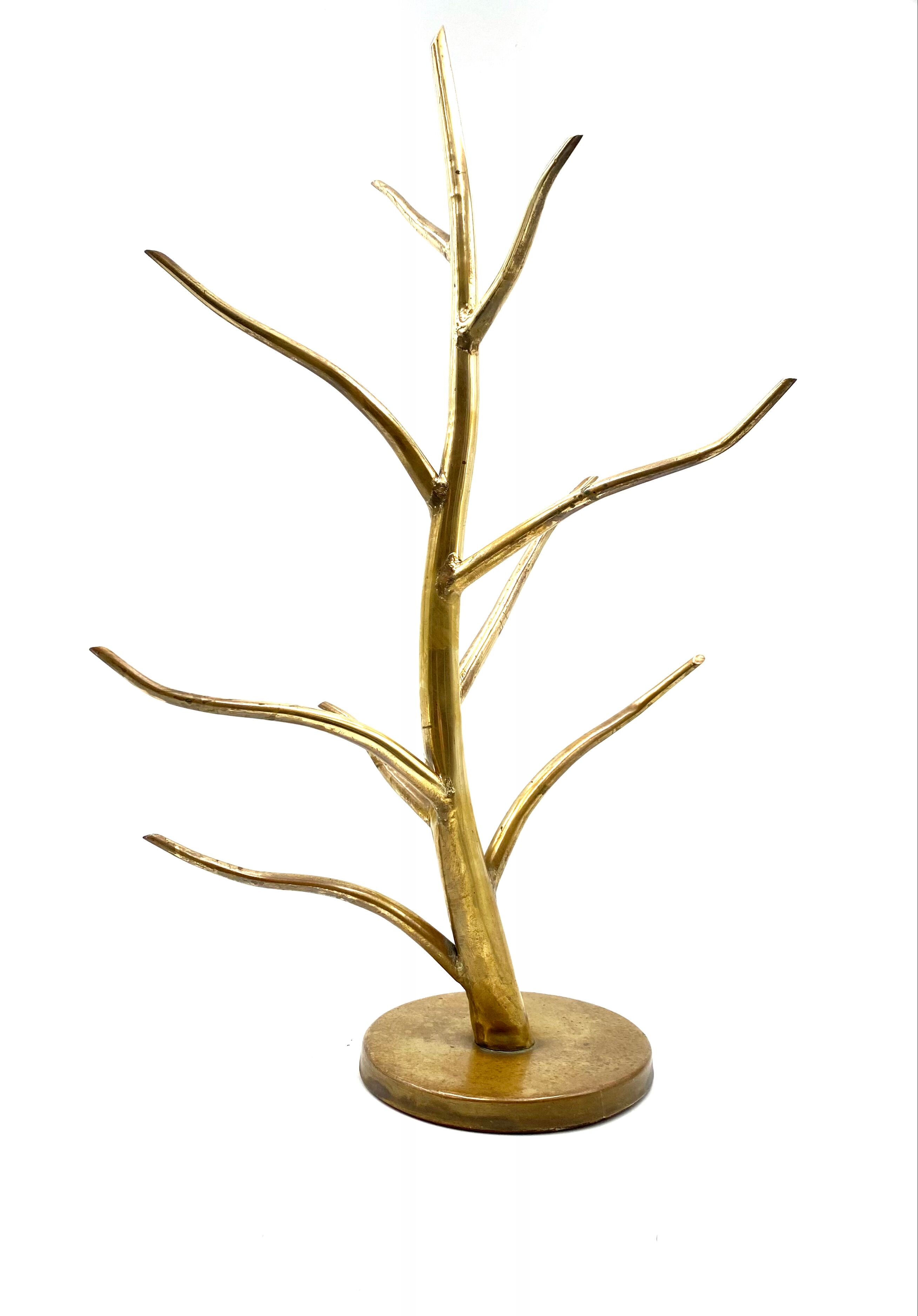 Mid-century Brass plant-shaped stand, Italy 1970s