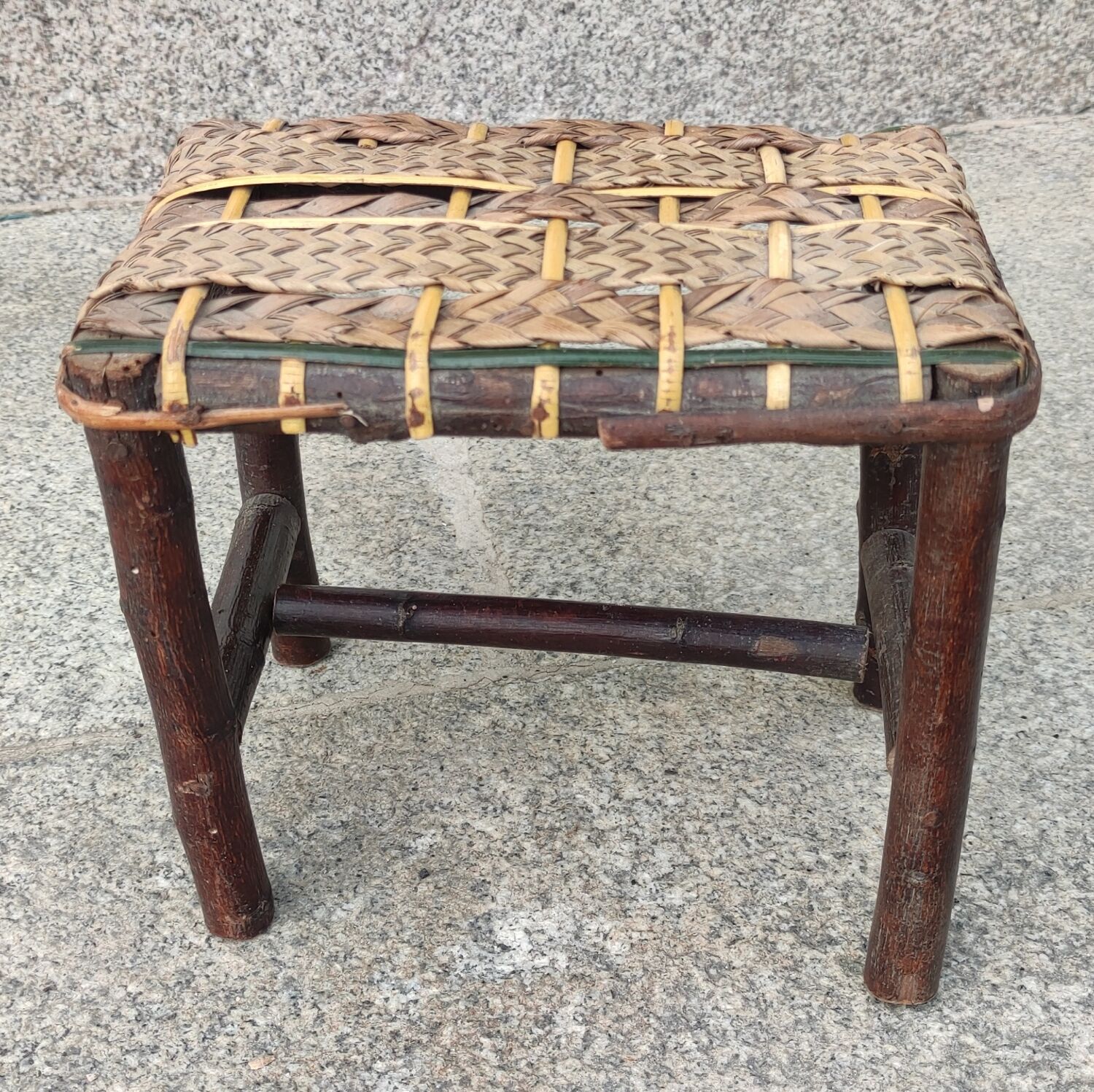 Living room wicker doll