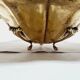 Art Deco hammered bowl on stand, Germany, 1930s