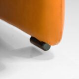 1970 Vintage Coronado Brown Leather Armchairs by Tobia Scarpa for C&B Italia