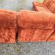 Banquette canapé velours modulable 5 blocs