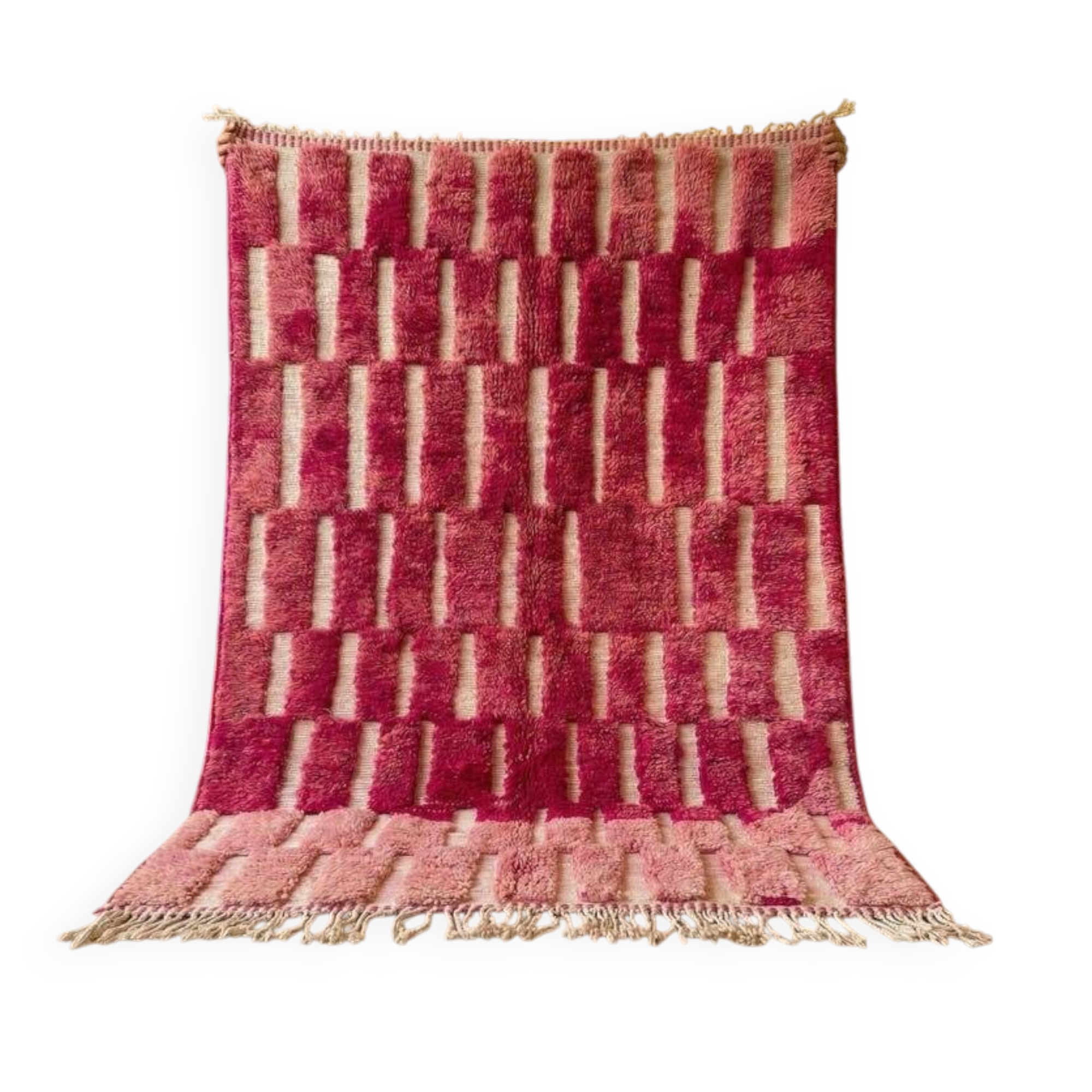 Beni Ourain Berber rug, handwoven in traditional style, size 200x300 cm.