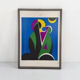 Lithograph “Natività” by Corrado Cicognani, 1970