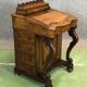 Bureau Davenport Victorien XIXème en noyer