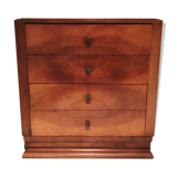 Chest of drawers in walnut