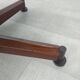 Vintage Scandinavian leather office armchair 60s