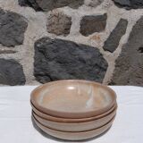 Set of 4 hollow sandstone plates