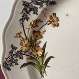 Large antique dish with contoured edge in earthenware from the Brown Westhead Moore and Co BWM & C factory