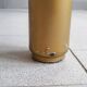 Important vintage italian coffee table 1960 in formica, brass & gold steel