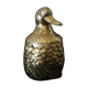 Vintage brass duck ice bucket Italy Mauro Manetti