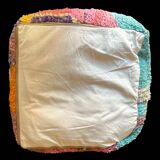 Moroccan wool pouf