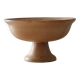 Compotier or fruit bowl on round terracotta base