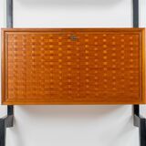 Rare Poul Cadovius standing wall-unit with bar (Denmark, 1960s).