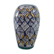 Vintage ceramic vase in ethnic style
