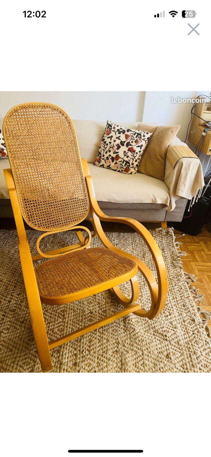 Rocking-chair cannage