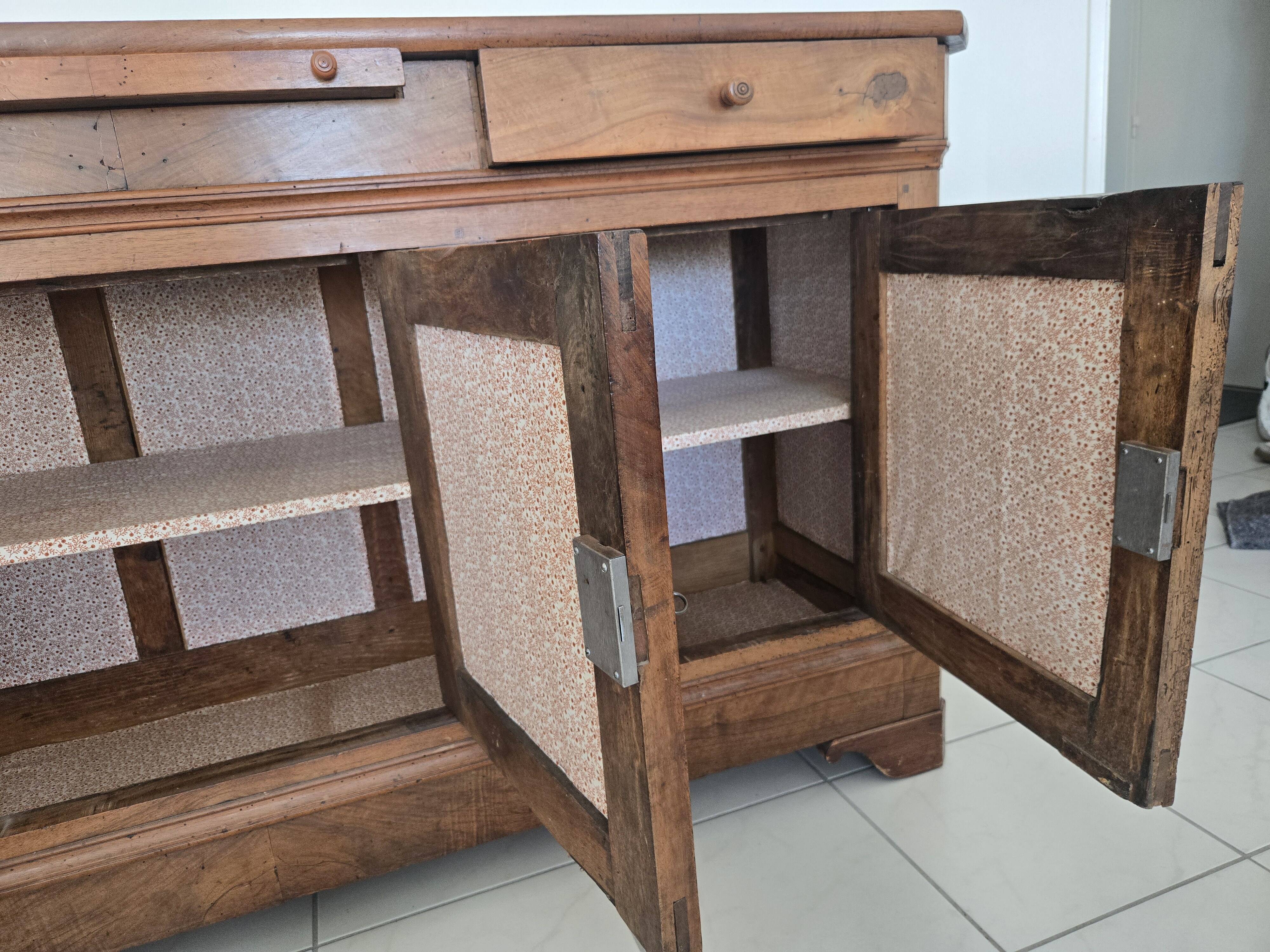 Enfilade walnut louis philippe period