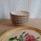 Set of 6 shells, ramekins, vintage ceramic cups