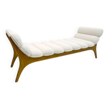 Adrian Pearsall Mid-Century Modern Walnut Chaise Lounge by Craft Associates