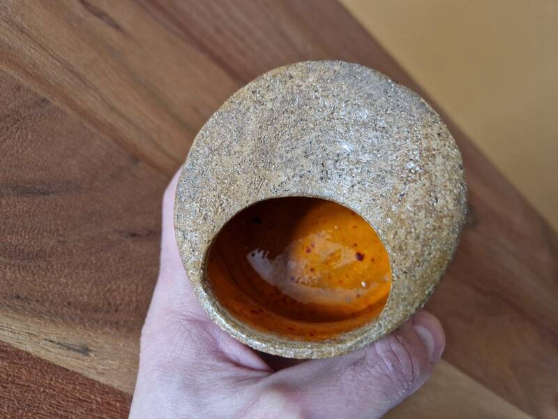 Claire Debril (1927-2021) - Ceramic vase built using the coiling technique.