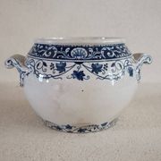 Longwy iron earth sugar bowl